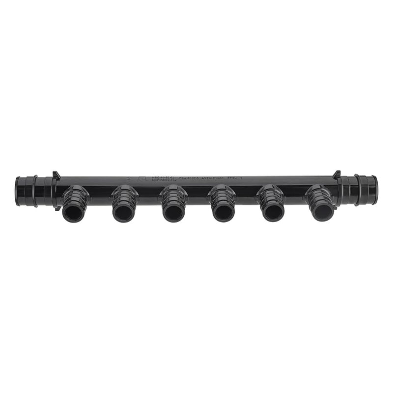[Australia - AusPower] - (Pack of 2) EFIELD Pex Manifold 6 Outlets Open Pex-A Expansion Poly PPSU Manifold 3/4 Trunk, 1/2" Port (6 Ports), ASTM F1960 6 Outlets( Pack 2) 