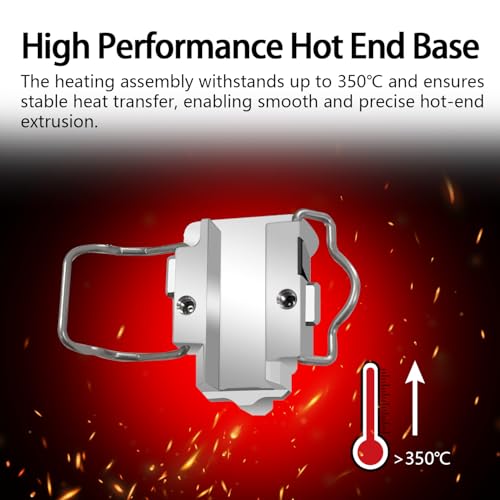 2PK 0.4MM Nozzle +1PC Hotend Heating Assembly Kit for Kobra X