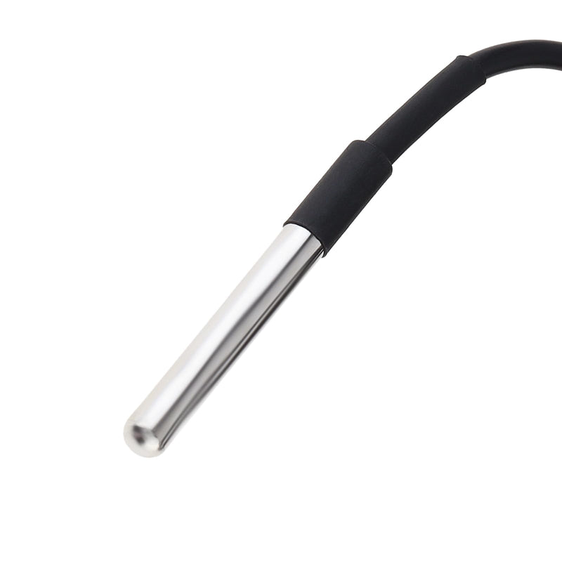 [Australia - AusPower] - 5Pcs DS18B20 Temperature Sensor 1M/3.28ft Waterproof Stainless Steel Digital Thermal Probe Sensor 