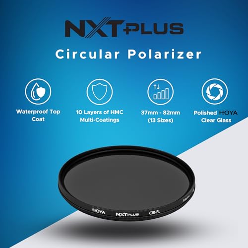 Hoya NXT Plus 55mm Circular Polarizing Filter - 10-Layer HMC Coating 55 mm