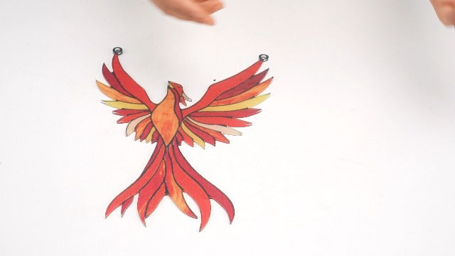 Phoenix Ornament Window Hangings Sun Catcher Phoenixs Hanger Bird Wall Decor Phoenix for Home Decoration