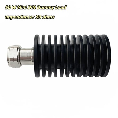 BECEN 50 W 50 Ohm Termination Load 4.3-10 Mini DIN Low VSWR 3GHz Load | 50W 4.3 10 50 ohm Dummy Load DC to 3GHz Dummy-last For Ham Radio vhf uhf Antenna Test 50W MINI DIN LOAD 3G