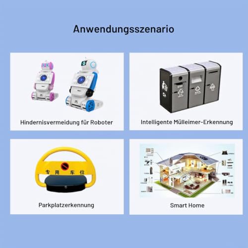 Ultrasonic Distance Sensor Module, Distance Module, Ultrasonic Distance Sensor, Measuring Range Approx. 3-450CM, PWM, IP67, Waterproof, DC 3.3V-5V, Object Proximity and Presence Detection