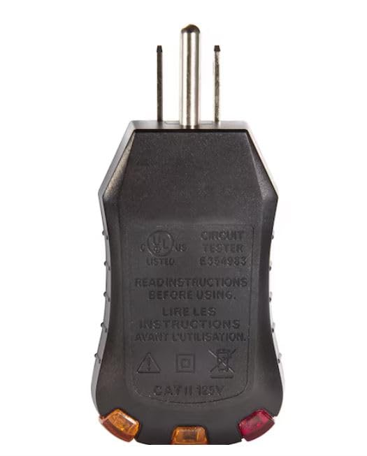 [Australia - AusPower] - K.balt Analog Display Receptacle Tester Specialty Meter 110V to 125V -Volt 