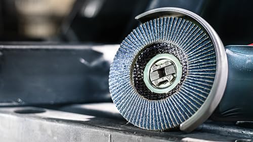 Bosch Professional 1 x Flap Disc X571 Best for Metal X-LOCK (for Metal, Diameter 125 mm, P 40, Angled Design, Accessories Angle Grinder) Ø 125 mm Grit 40
