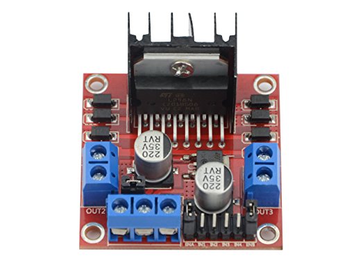 WMYCONGCONG 5 Pcs Motor Drive Controller Board Module Dual H Bridge DC Stepper Module for Arduino