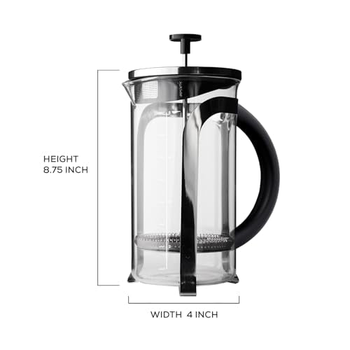 aerolatte 8-Cup French Press Coffee Maker, 34-Ounce