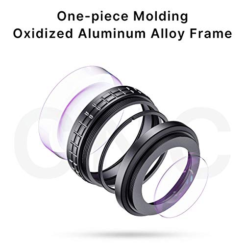 ULANZI Creative ZV-1 Wide Angle/Macro Additional Lens 52mm Diameter Compatible with Sony ZV-1 Camera ONLY, 2 in 1 Extra Lens Attachment with Strong Adhesive-Back Adapter Ring Mount, WL-1