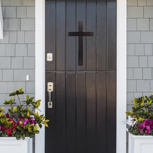 BESPORTBLE 2pcs Wooden Cross Wall Decor for Home, Weddings, Parties, Christian Religious Meditation, Spiritual Wall Cross for Churches and Prayer Rooms, Black 2