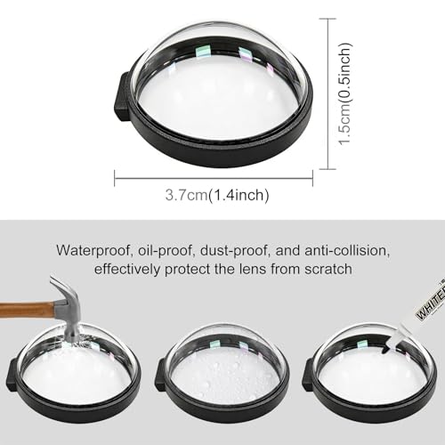 PULUZ Lens Guard for Gopro MAX2, Optical HD Lens Protector Cover for Go Pro MAX 2, Scratch-Resistant Camera Lens Accessorie