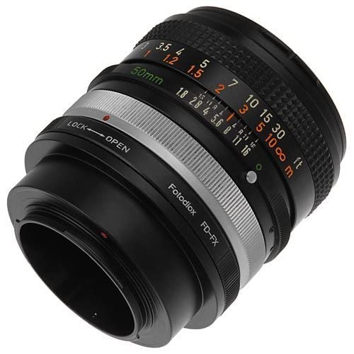 Fotodiox Lens Mount Adapter Compatible with Canon FD & FL 35mm SLR lens on Fuji X-Mount Cameras Canon FD/FL Standard
