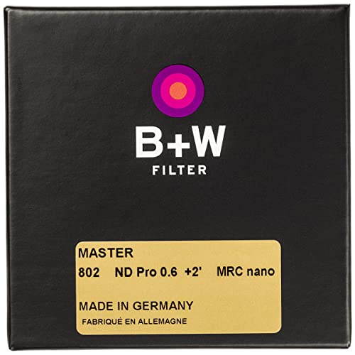 B+W 43mm Master Neutral Density 0.6 (2 Stop) MRC Nano 802M Glass Filter