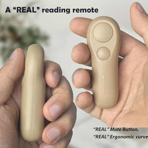 SK SYUKUYU RF Remote Control Page Turner for Kindle (Black and Light Brown)
