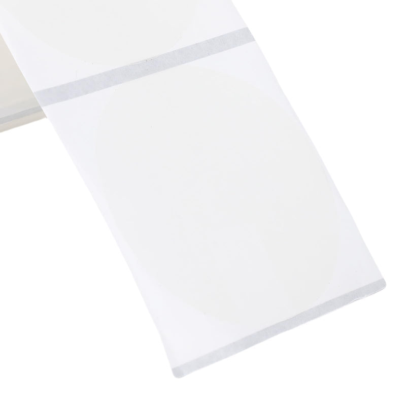 Round Thermal Labels, Premium 2 inch Transparent self Adhesive Oil Proof Scratch Proof Thermal Sticker Labels for Commercial use Packaging QR Codes 400 Sheets per roll