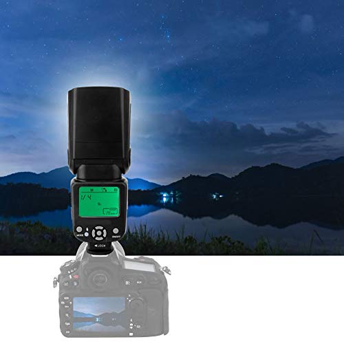 Acouto Camera Flashlight Plastic TR-960II Professional Flash Light On Camera External for Camera Flash Light