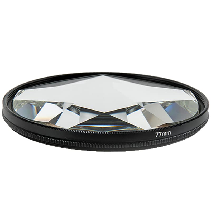 Pentaprism Filter Special Effects 77mm FX Glass Dazzling Film Large Screen Anamorphic DSLR Video Photography Camera Accessories 77mm Pentaprism