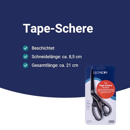 Tape Scissors & Bandage Scissors – Coated 21 cm – Plaster Scissors & Bandage Scissors – Tape Scissors for Plasters