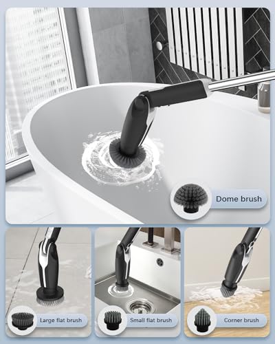 Leebein Electric Spin Scrubber Replacement Brush Heads YMG-820/825, 8pcs Extra Brush - Scrubber Not Included