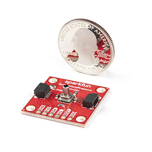 SparkFun Qwiic MicroPressure Sensor - Miniature Breakout - 25psi piezoresistive Silicon Pressure Sensor - Calibrated & Compensated Pressure Sensing Range of 1-25psi - Ultra Low-Power