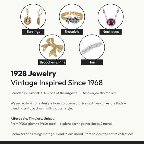 1928 Jewelry Crystal Cross Vial Pendant Necklace For Women 30", Perfect Keepake For Essential Oils, Cremation Ashes, Sand, Locks Of Hair
