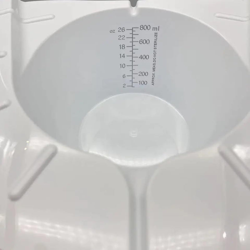 [Australia - AusPower] - Graduated Specimen Collector Pans 800 ml /26 oz (Pack of 10) White 