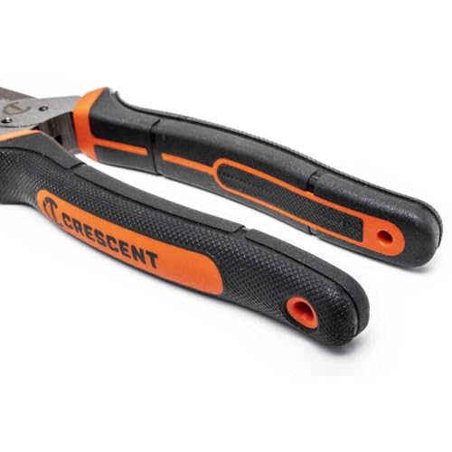 Crescent 8-inch heavy-duty wire stripper with ergonomic handles for electrical wire preparation