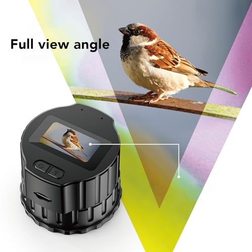 16MP Electronic Eyepiece Camera for 28mm to 48mm Telescopes, 1.5 inch Screen, Video Resolution, Link to with Viidure App