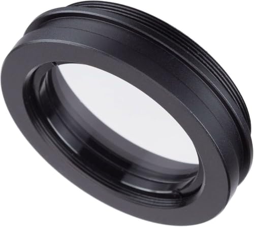 AmScope SM10 1X Barlow Lens for SM Stereo Microscopes, Black, 48 mm