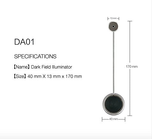 [Australia - AusPower] - DA01 Dark Field Illuminator Fits L10 And L100 Lenses 