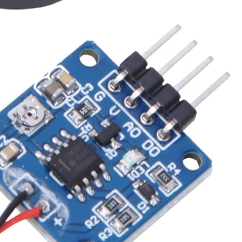 Piezoelectric Vibration Tapping Sensor Module, High Sensitivity Vibration Switch Module, 5.0V DC, AD/DO