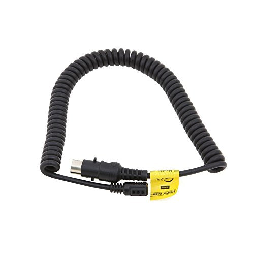 FOMITO Godox PB CX PB960 PB820 Lithium Battery Pack Power Cable for GODOX V1Pro V100 AD200IIPro TT685 TT685II Series, Yongnuo YN56 YN68 Series, Canon 600EX, 580EX II, 580EX, 430EZ Flash Speedlite PB-CX