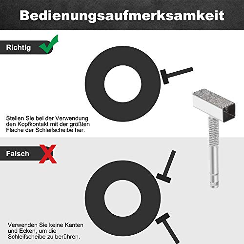 Grinding Wheel Straightener Diamond Grinding Wheel Dresser for Dressing, Grinding and Deburring, Silver