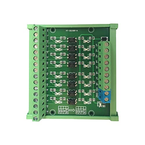 8 Channel Optocoupler Isolation Module DC 24V to 5V PLC PNP Signal Converter Voltage Converter Adapter Module
