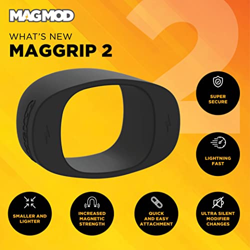 MagMod MagGrip 2, Universal Silicone Speedlite Mount, Magnetic Attachment