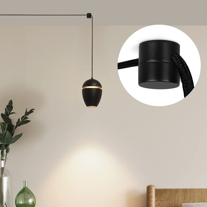 [Australia - AusPower] - 3 Pack Metal Swag Hooks for Ceiling Hanging Lights, Pendant Light Hook for Ceiling Lamp, Black Ceiling Hooks, DIY Lamp Hanging Electric Wire Cable Cord Chandelier Fixture Hardware Wall Hook 3 Pack 