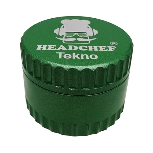 Headchef Tekno Grinder 60mm 4 Part, Dark Green