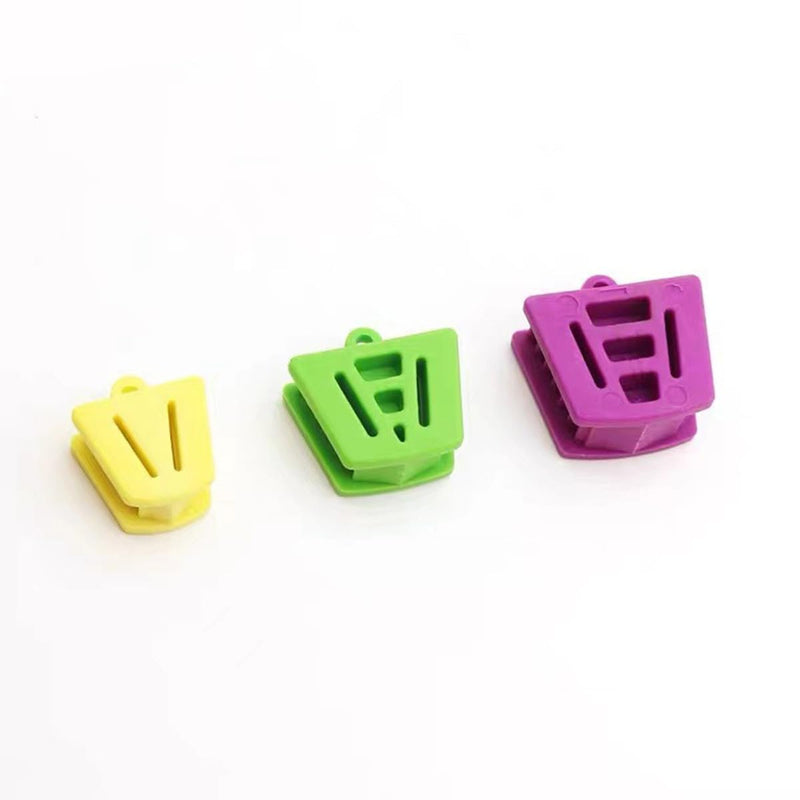 [Australia - AusPower] - Dental Bite Blocks Mouth Props Silicone Dental Bite Blocks Multi Size Mouth Opener for Child Kids Adults Teeth Clenching Small (Yellow-10 Pack) Yellow-10 