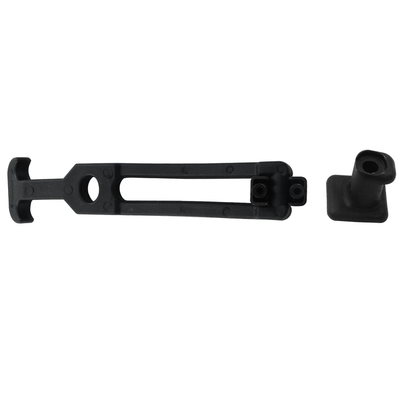[Australia - AusPower] - 2 PCS 7.78" Rubber Flexible Draw Latch Cooler Latches Replacement T-Handle Hasp Hood Catch Vehicle Engine Hood, Tool Box, Golf Cart, Engineering Machine Hood, Farm Machinery 7.78" 