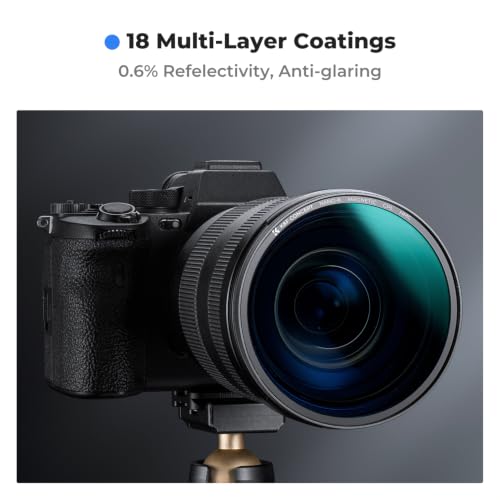 K&F CONCEPT 49mm Magnetic Polarizer Lens Filter with Cleaning Cloth