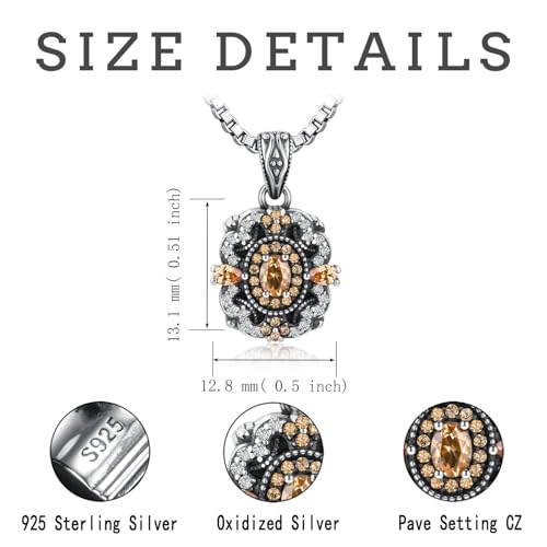 Urn Necklaces for Ashes Sterling Silver Cremation Jewelry Memorial Keepsake for Women