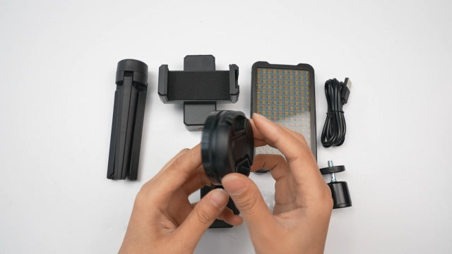 Dpofirs Light, Selfie Light and Circular Polarizer Filter, Clip Fill Light CPL Polarized Lens Adjust Brightness Removing Reflective Photographic Video Light for Art, Dpofirs29w3vfmsdy