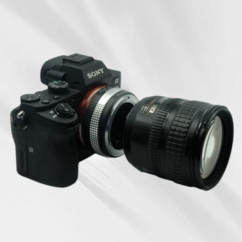 PHOLSY Lens Adapter Compatible with Nikon F (G-Type) Lens to Sony E Camera Nikon F or G to Sony E