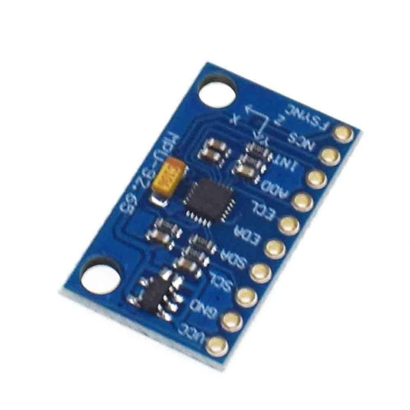 [Australia - AusPower] - 1Pc Blue IIC I2C SPI MPU6500 MPU-6500 6-Axis Gyroscope Accelerometer Sensor Module Replace MPU6050 with Pins GY-6500,Acceleration Sensors Industrial and Scientific 