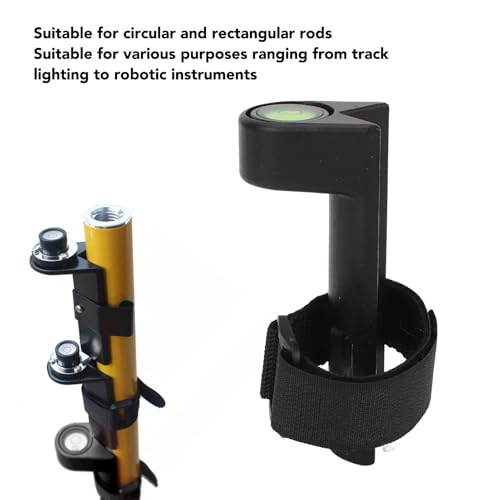 YUEHISY adjustable grade rod level with large bubble vial for round and rectangular aluminum survey bars