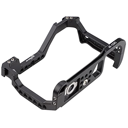 R5 R6 Cage,Camera Full Cage for Canon EOS R6 R5 Camera Rig Stabilizer with Dual Cold Shoe