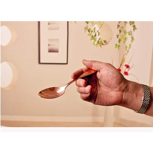 Copper Spoons, 99.9% Pure Copper Long Soup Spoons, Dessert Spoons,Table Spoon Use for Home, Kitchen and Restaurant (Two sets) Two sets