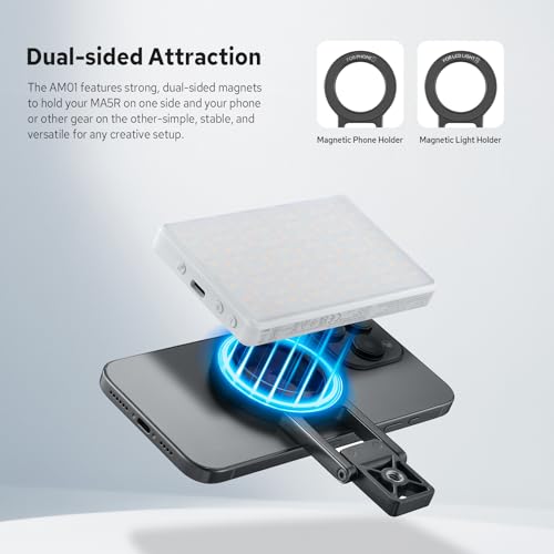 Godox AM01 Dual-Sided Magnetic Bracket for MA5R LED Light or Smarthone
