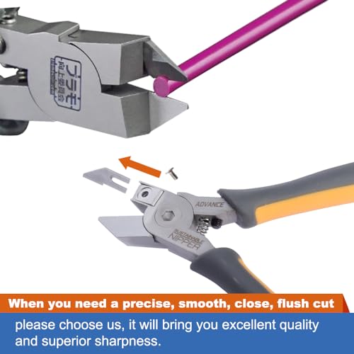GUNDDIYCLUB KJ025 model nipper with ultra-thin single-edged blade and non-slip grip for plastic models