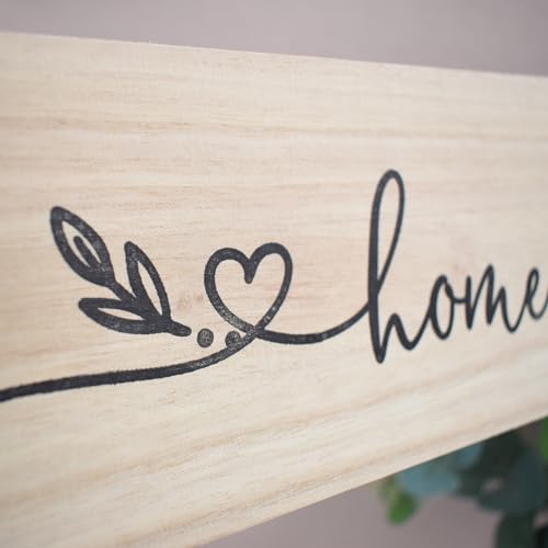 Home Solid Wood Freestanding Plaque. Wooden Shelf Sideboard Decor. Newlywed New Home Birthday Home Ornament. Aunt Friend Colleague Gift