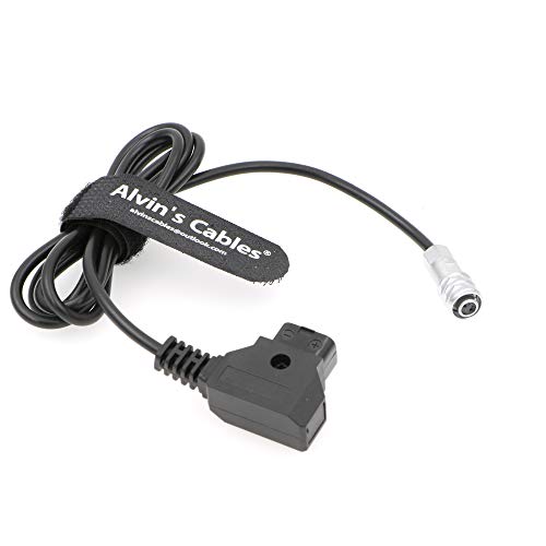 Alvin's Cables BMPCC4K to D Tap Power Cable for Blackmagic Pocket Cinema Camera 4K Gold Mount V Mount Battery Weipu 2 Pin Female to P Tap